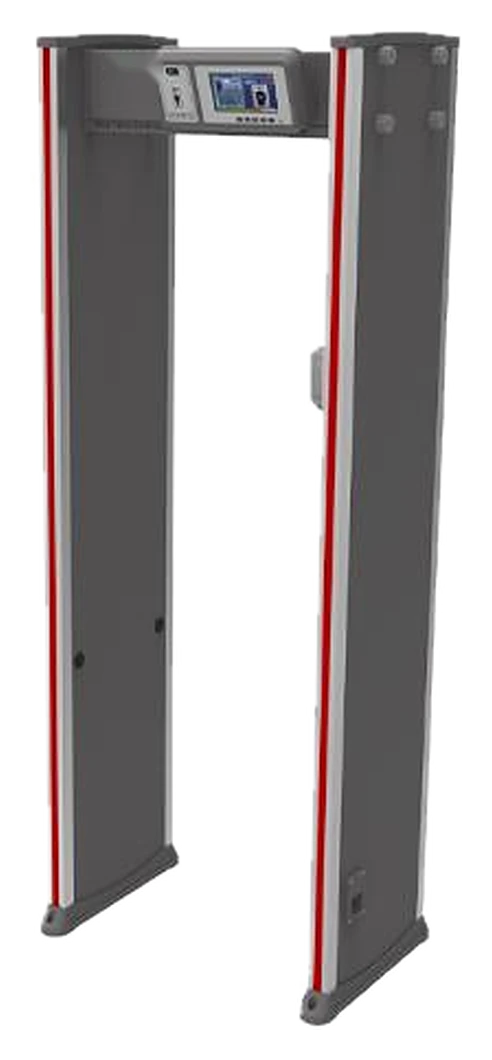 Multi-zone door frame metal detector