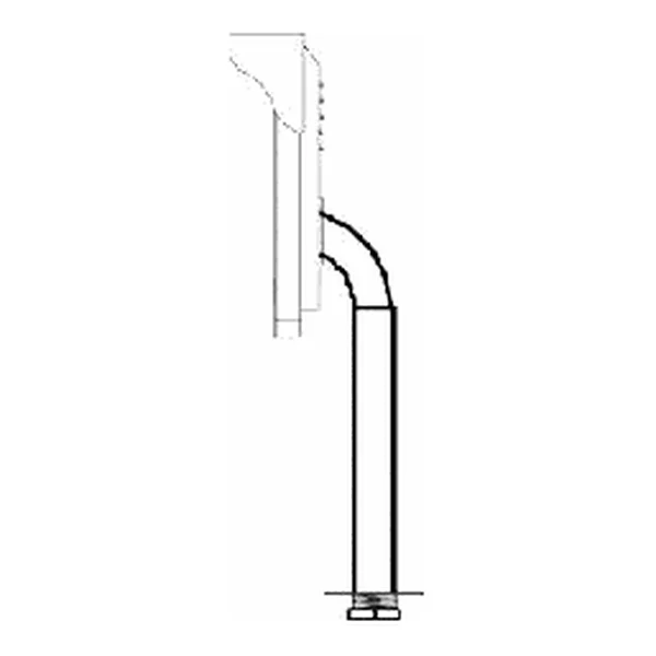 ZKTeco KJZ-03 Stainless Steel Stand for FaceDepot-7A